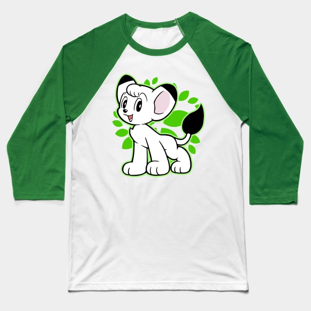 White Lion Baseball T-Shirt by WarGreymonZero